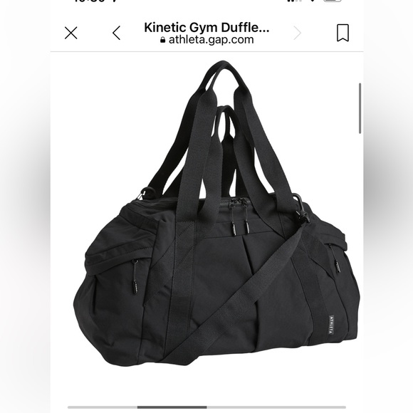 Athleta Bags Athleta Gym Duffel Black Poshmark